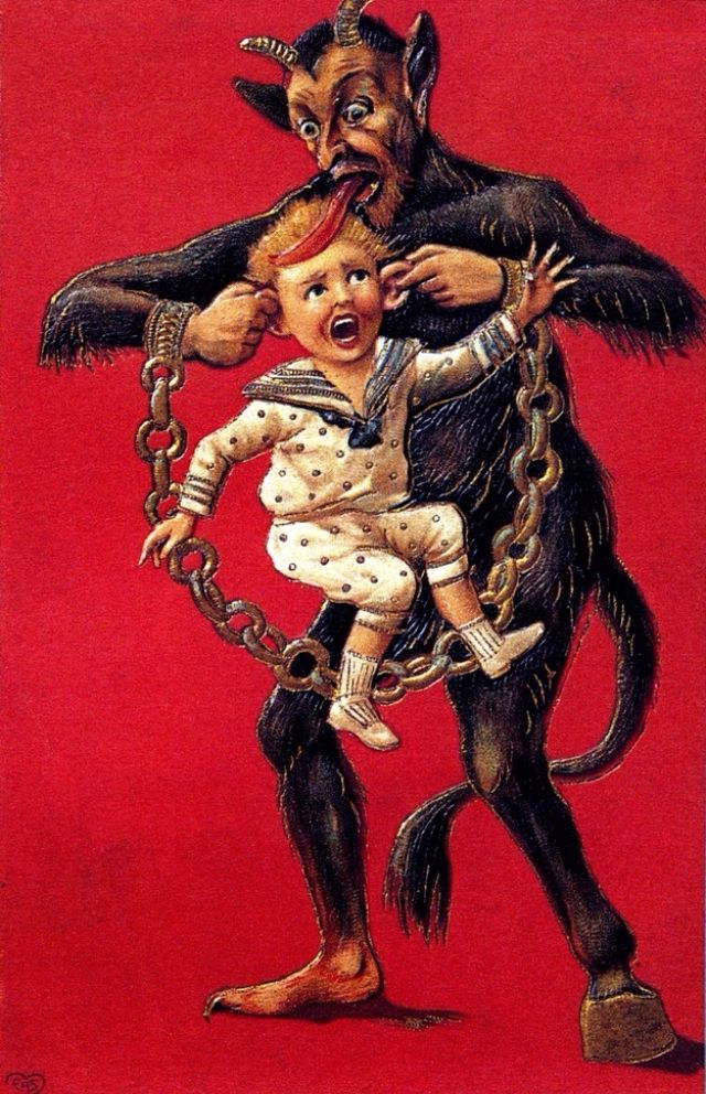 Krampus Postcard